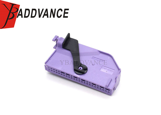 50 Way Male TE Connectivity AMP Connectors Purple Unsealed Connector Housing
