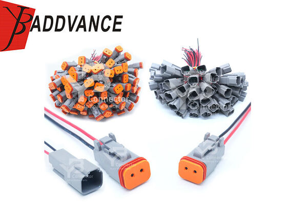 Deutsch DT Series DT06-2S DT04-2P 2 Way Female And Male Auto Socket Connector with Wire for Truck