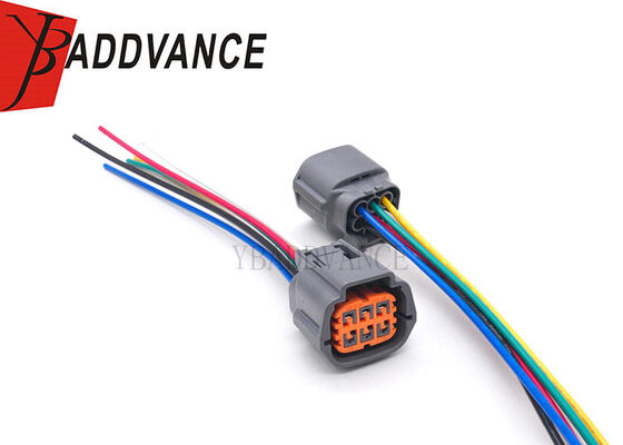 6189-7761 Sumitomo 6 pin Female Dark Grey Waterproof Auto Connector For Automotive Wiring Harness