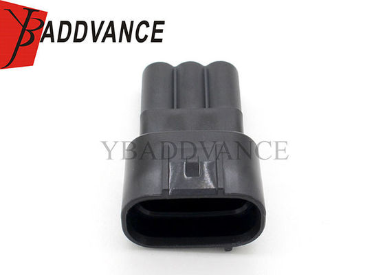 Male Gf30 3 Pin Waterproof Automotive Connector Cars Black Electrical