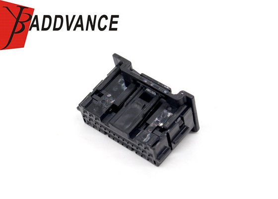 Automotive TE Connectivity PBT Electrical Female 30 Pin Connector Housing