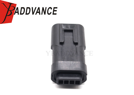 12162190 4 Way 4 Pin Male Automotive Electrical Wire Connectors Black For GM