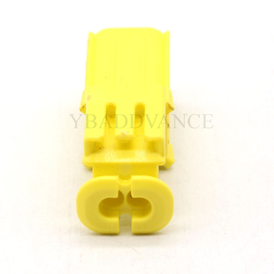 2 Pin Yellow Automotive Electrical Male Sealed Connector Housing For Car