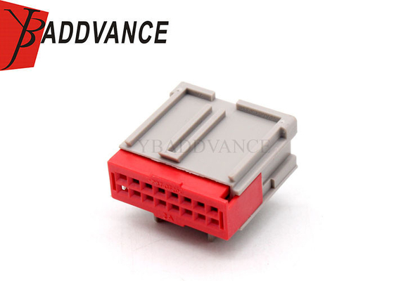 16 Pin Female Unsealed Electric Wire Connector With Terminals For Automotive