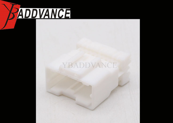 MG643016 Ket Automotive White Male Blade Wiring Connector 16 Pin 1123350-1