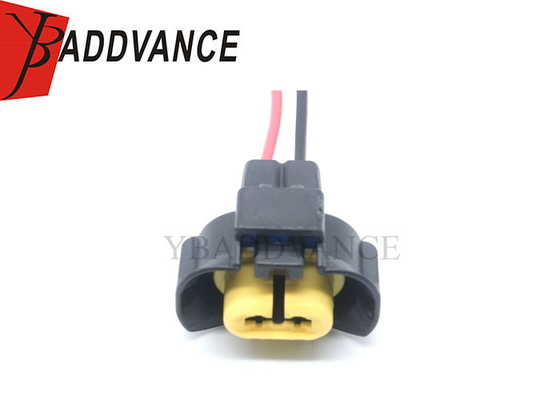 Auto Waterproof Female Headlight Fog Lamps H11 H9 M6 Plug Connector 2 Pins Wire Harness 6189-0935 For T oyota Mazda