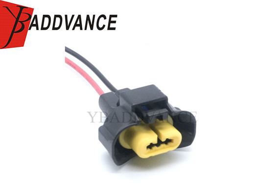 Auto Waterproof Female Headlight Fog Lamps H11 H9 M6 Plug Connector 2 Pins Wire Harness 6189-0935 For T oyota Mazda
