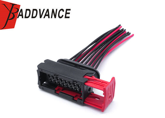 15 Hole Automobile AC Assembly Car Connector Headlight Cable Harness 1801326-1