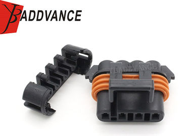 Black  Metri Pack 150 Connectors 4 Hole Female 12162144 Waterproof