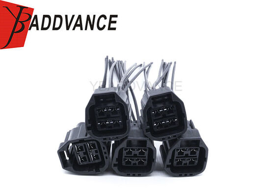 7283-5595-10 4 Pin Female YESC 6.3 Sealed Automotive Waterproof Connector Pigtail