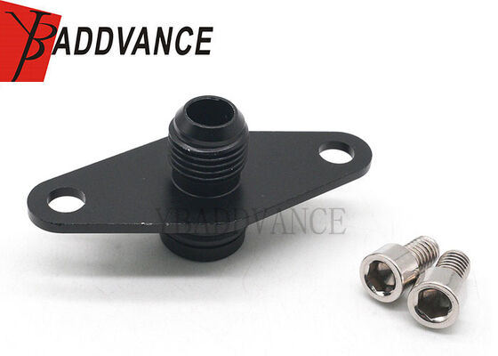 FRF6AN-LC Fuel Rail Fitting Oil Drain Flange Fit Evo 7 8 9 DSM 3S BMW S1000RR M1000RR
