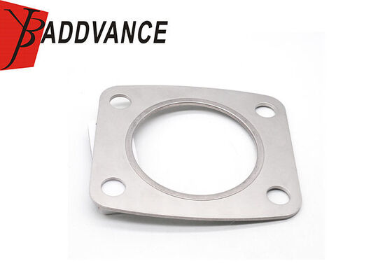 Steel Brass Washer Square Multi Hole Flange Connector Metal Shim Gasket Bending 337-3363