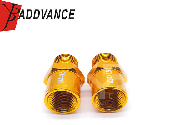 Universal oil filter sandwich plate adapter, installs between the engine block and oil filter. Features 2-3 dedicated 1/8" NPT threaded ports for installing oil pressure gauges, temperature sensors