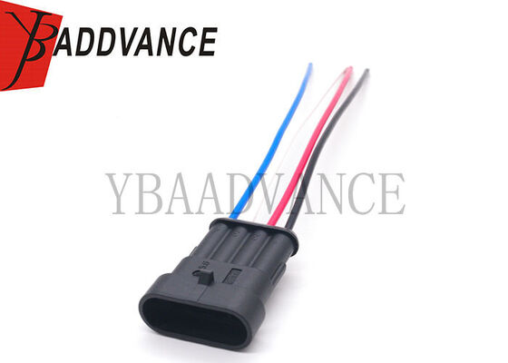 282088-1 282106-1 AMP Superseal 1.5 Series 4 Pin Female Male IP67 US CAR Connector Pigtail