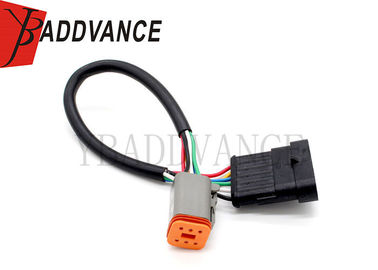 Deutsch 6 Pin Female Auto Wiring Harness Connector To Amp Tyco Male Adapter