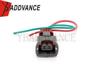 Gray Color 2 Pin Automotive Pigtail Connector For Japanese Cars ISO9001