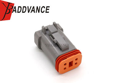 Rectangular Deutsch Automotive Connectors 4 Way Female DT Connector Housing DT06-4S-CE01