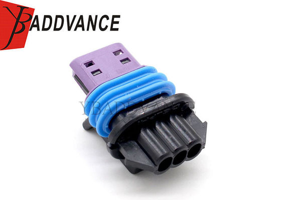 15491547  3 Way Black GT 150 Sealed Female Connector