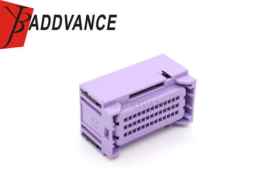 1-1897133-1 TE / AMP Purple 39 Pin Female Automotive Connector For Truck Bus