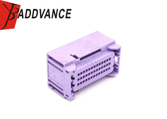 1-1897133-1 TE / AMP Purple 39 Pin Female Automotive Connector For Truck Bus