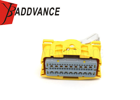 54 Way Female Sealed Yellow D Elphi Connector For Auto Available As Harness