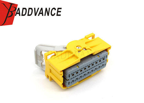 54 Way Female Sealed Yellow D Elphi Connector For Auto Available As Harness