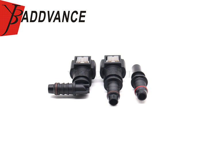 Connecteur Rapide Droit Pour Tuyau Carburant 15.82mm à 14mm (5/8" SAE) - Lot De 2 - Nylon Résistant - 3