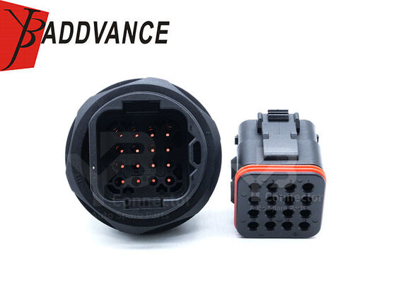 16 épingle flange ronde ECU Itt Auto électrique connecteur mâle femelle 132016-000 132016-001